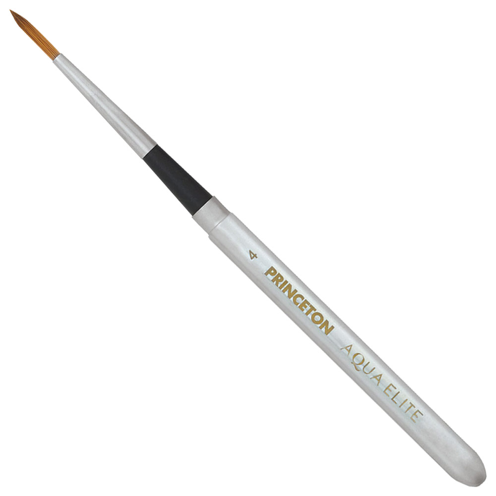 Princeton Aqua Elite Synthetic Kolinsky Brush Series 4850 Travel Round #4