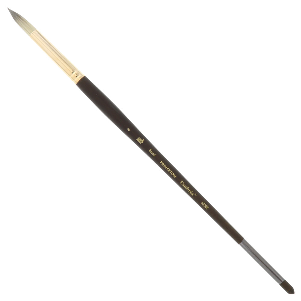 Princeton Umbria Synthetic Bristle Brush Series 6200 Round #8
