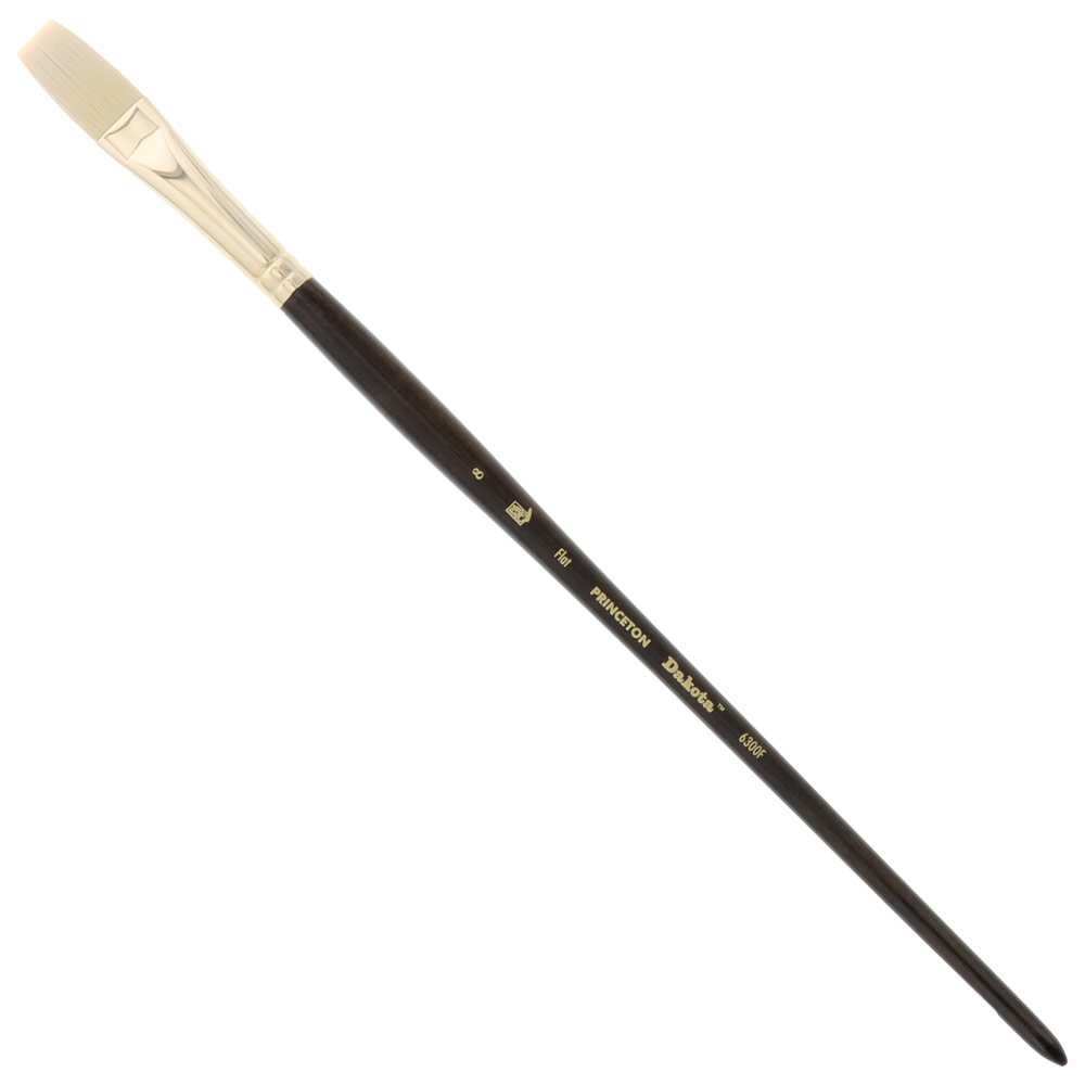 Princeton DAKOTA Synthetic Bristle Brush Series 6300 Flat #8