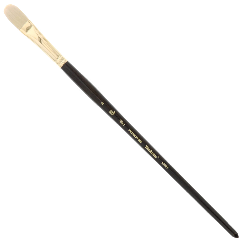 Princeton DAKOTA Synthetic Bristle Brush Series 6300 Filbert #8