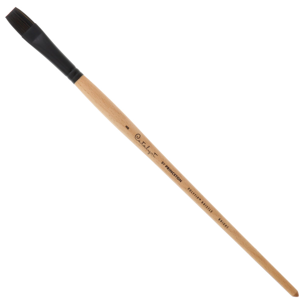 Princeton Catalyst Polytip Bristle Brush Series 6400 Bright #8