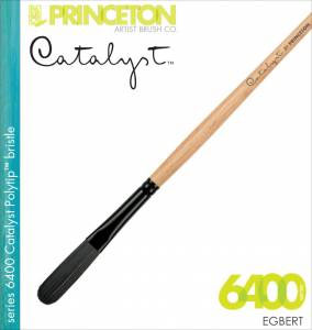 Princeton CATALYST Polytip Bristle Brush Series 6400 Egbert #6