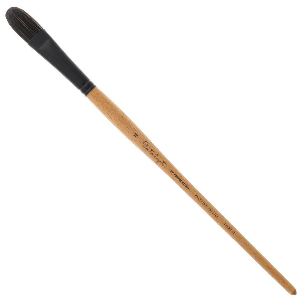 Princeton Catalyst Polytip Bristle Brush Series 6400 Filbert #10