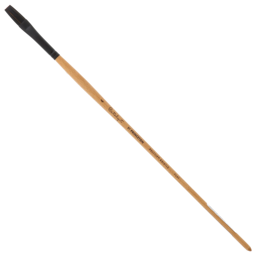 Princeton Catalyst Polytip Bristle Brush Series 6400 Flat #4