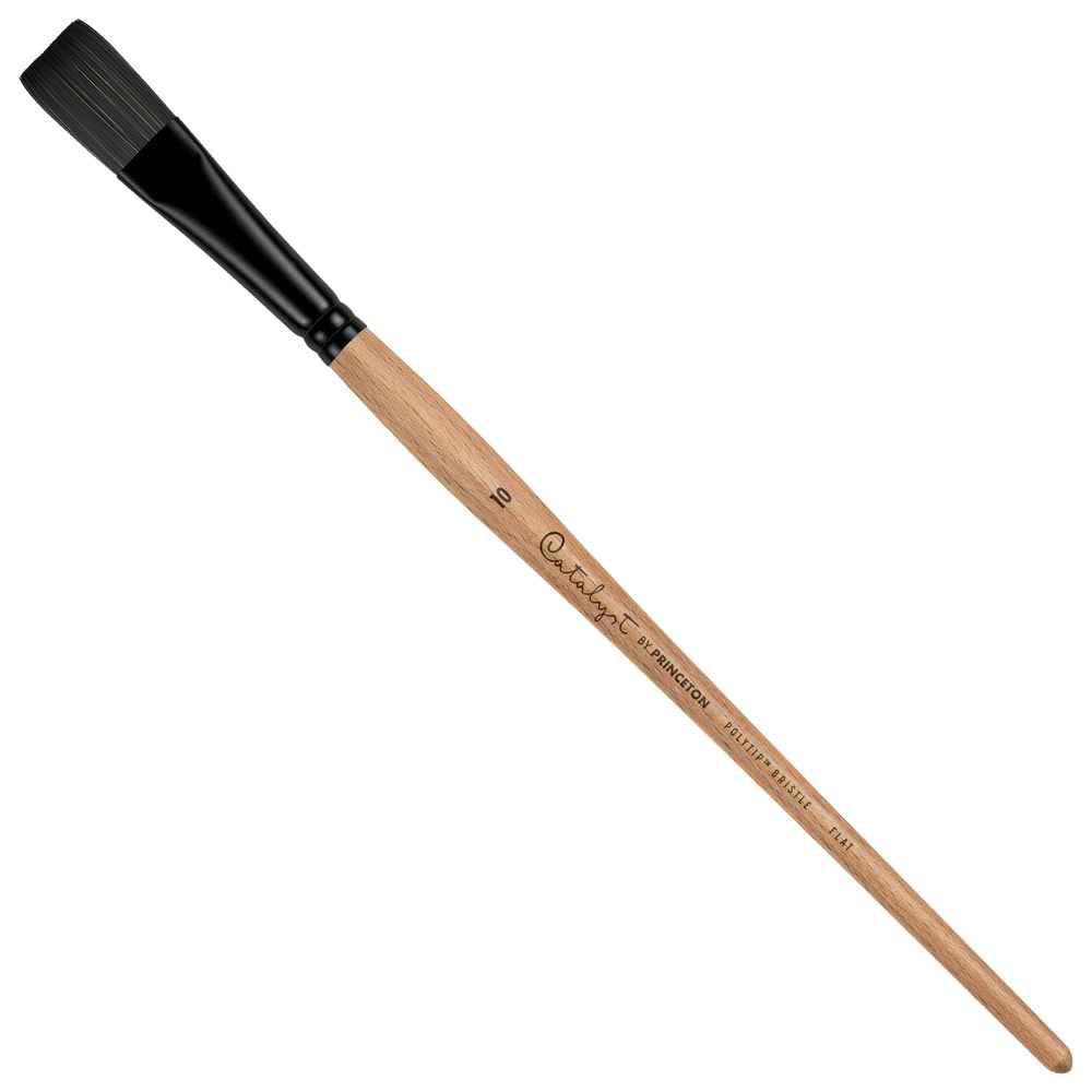 Princeton Catalyst Polytip Bristle Brush Series 6400 Flat #10