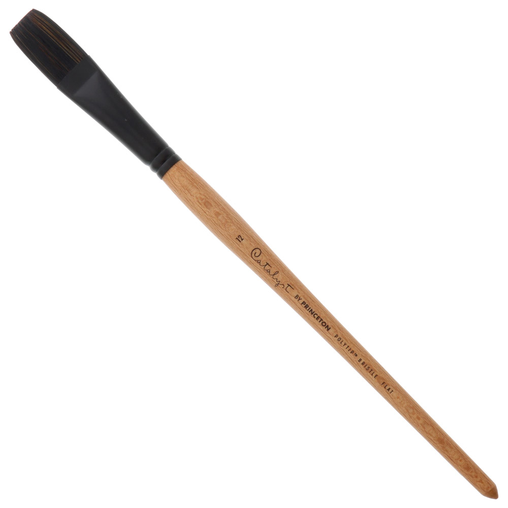 Princeton Catalyst Polytip Bristle Brush Series 6400 Flat #12