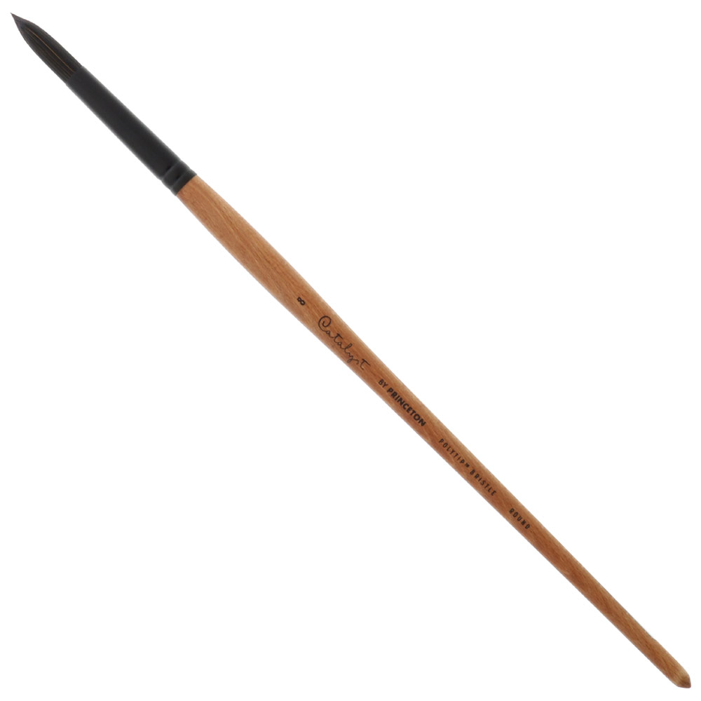 Princeton Catalyst Polytip Bristle Brush Series 6400 Round #8