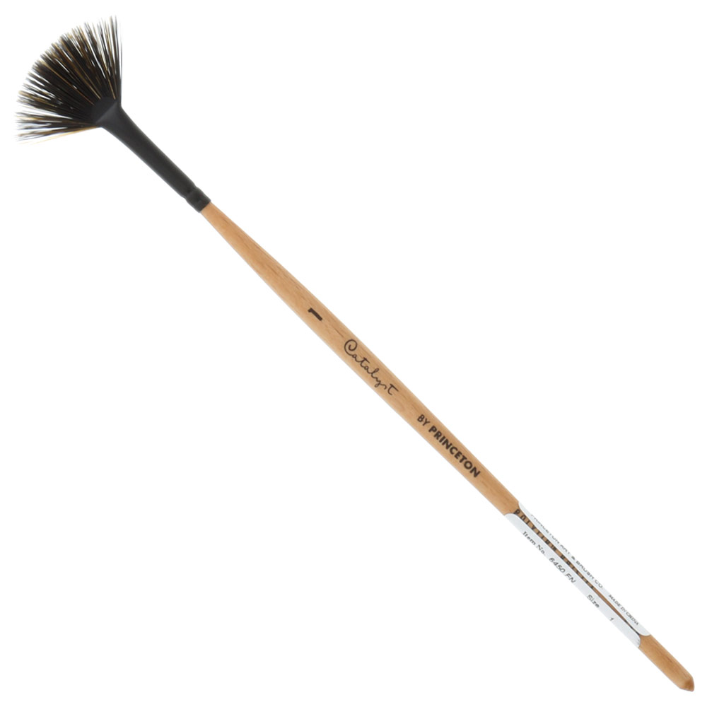 Princeton CATALYST Polytip Bristle Brush Series 6450 Fan #1