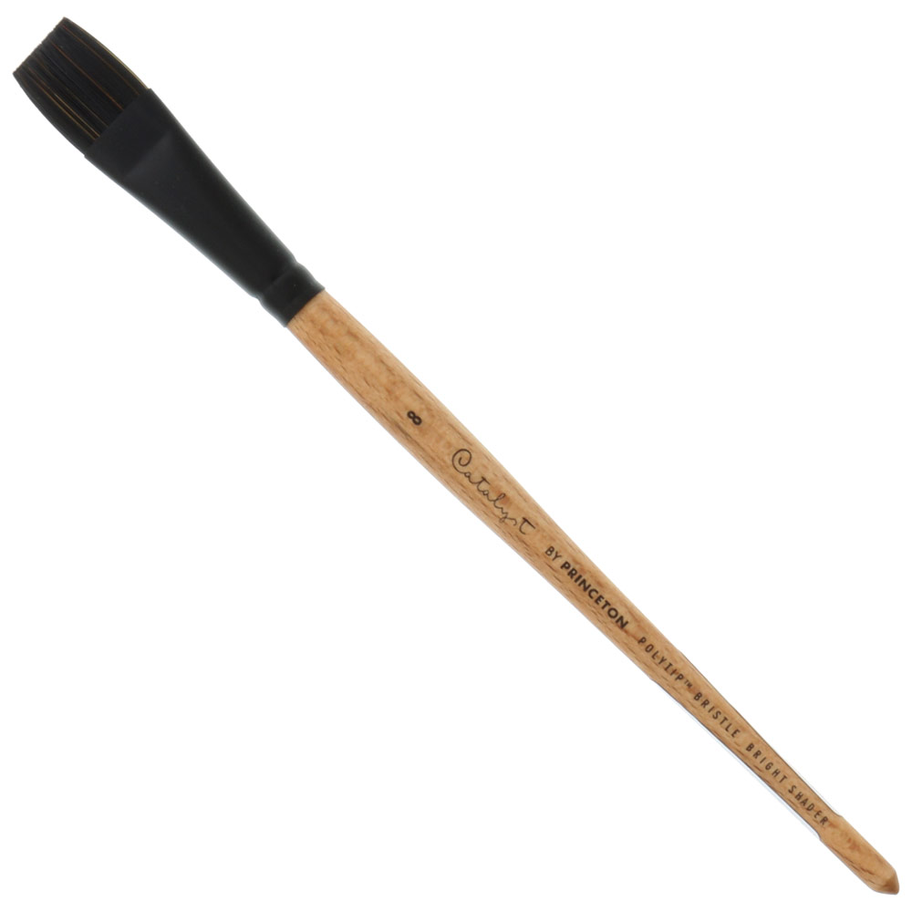 Princeton Catalyst Polytip Bristle Brush Series 6450 Bright Shader #8