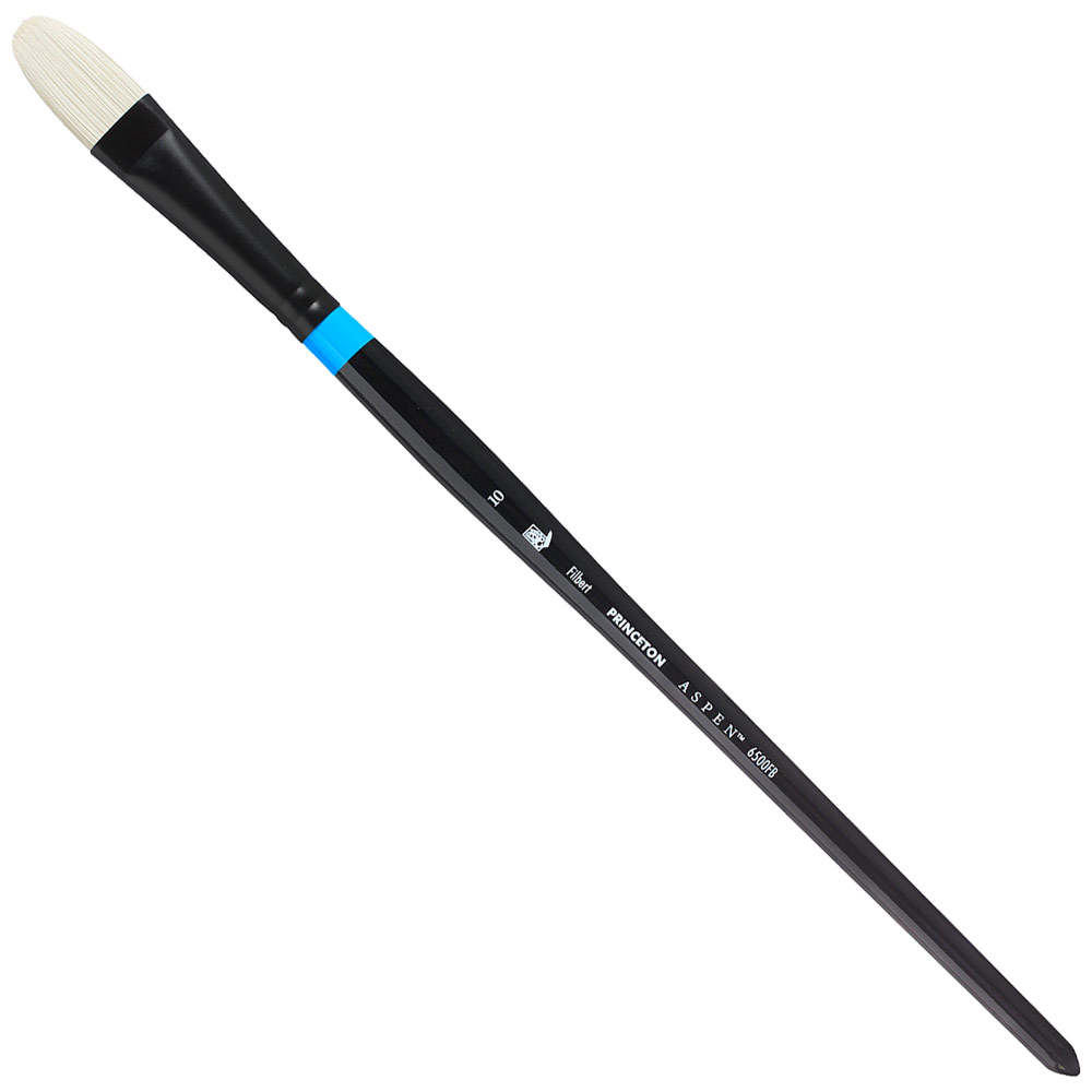 Princeton Aspen Synthetic Bristle Brush Series 6500 Filbert #10