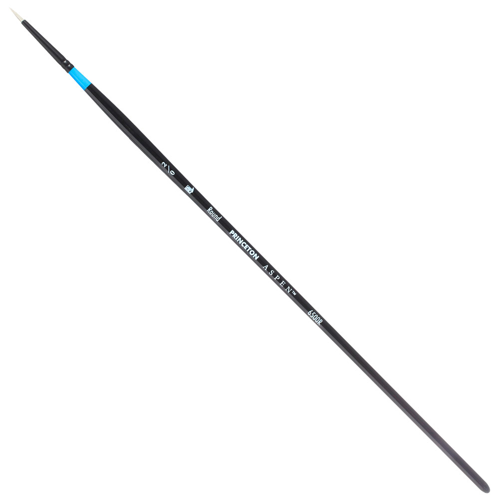 Princeton Aspen Synthetic Bristle Brush Series 6500 Round #2/0