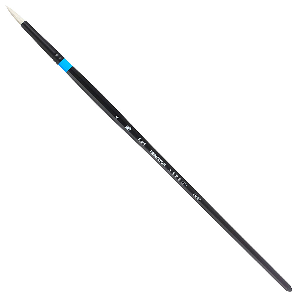 Princeton Aspen Synthetic Bristle Brush Series 6500 Round #4
