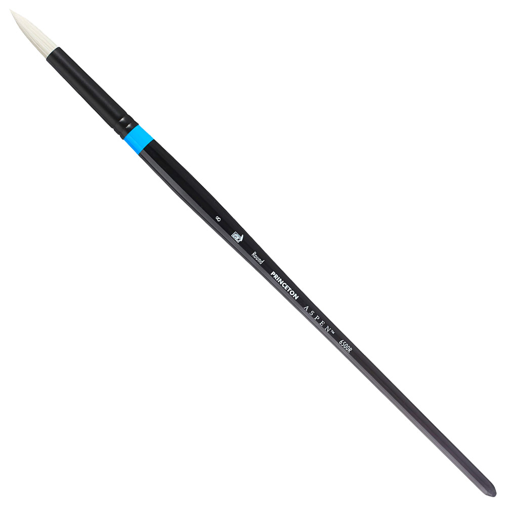 Princeton Aspen Synthetic Bristle Brush Series 6500 Round #8