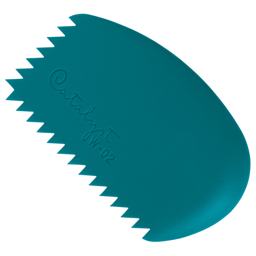Princeton CATALYST Artist Tool Silicone Wedge #2 Blue