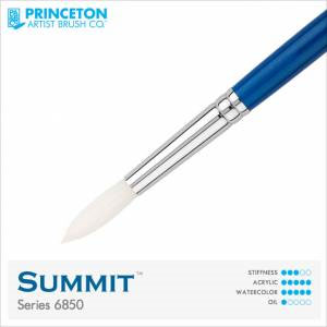 Princeton SUMMIT White Synthetic Brush Series 6850 Short Liner #10/0