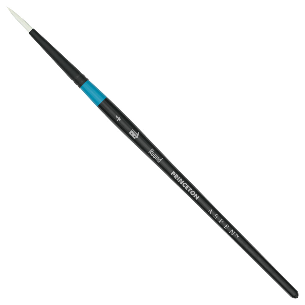Princeton Aspen Synthetic Bristle Short Brush Series 6950 Round #4