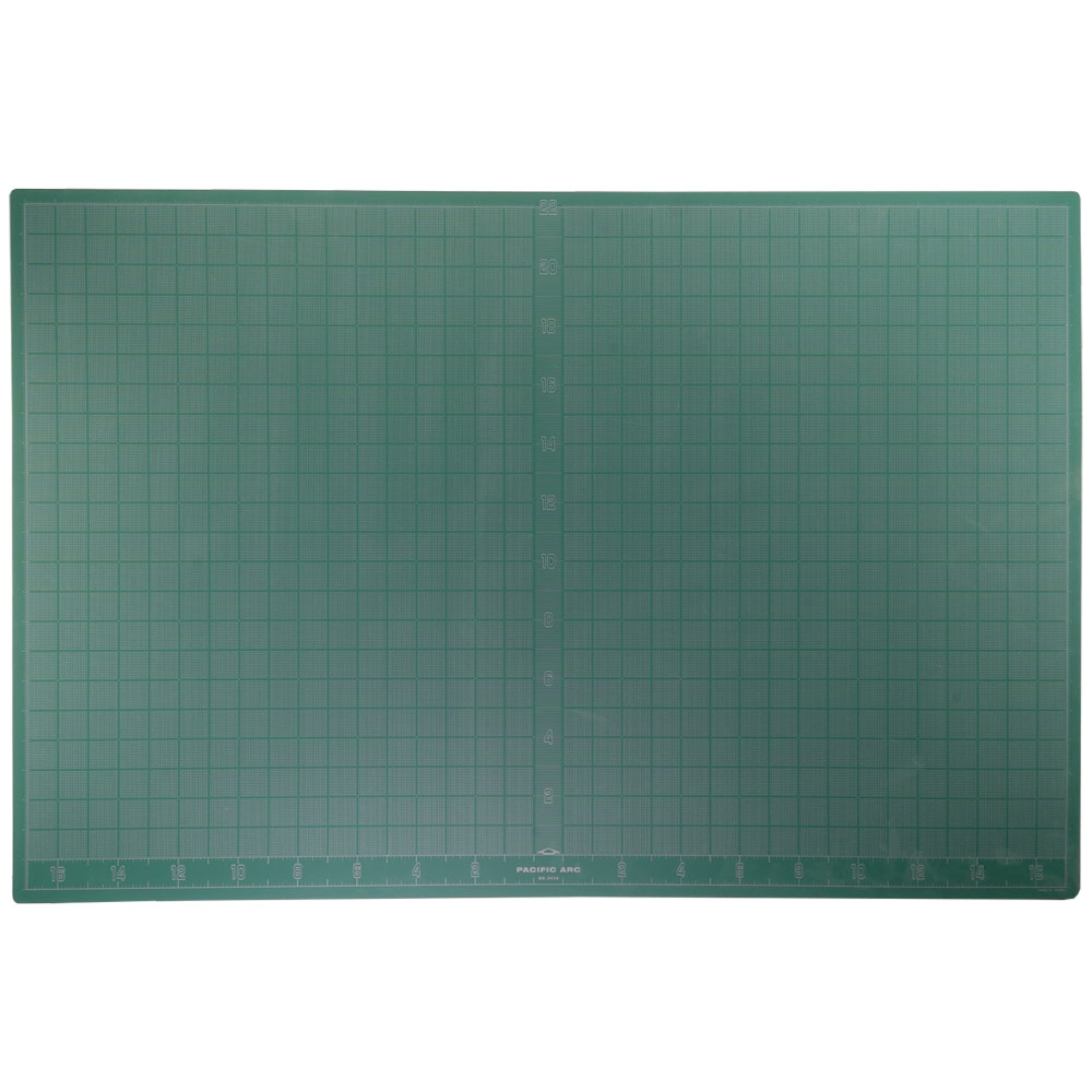 Pacific Arc Self-Healing Cutting Mat 24"x36" Green & Black