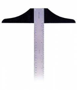 Stainless Steel T-square (Inch/Metric) 18"