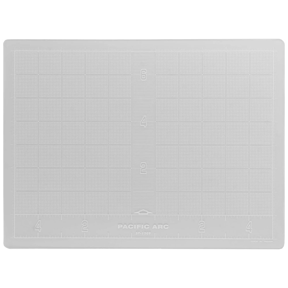Pacific Arc Self-Healing Cutting Mat 9"x12" Translucent