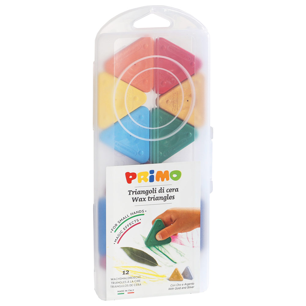 PRiMO Wax Triangle Crayon 12 Set