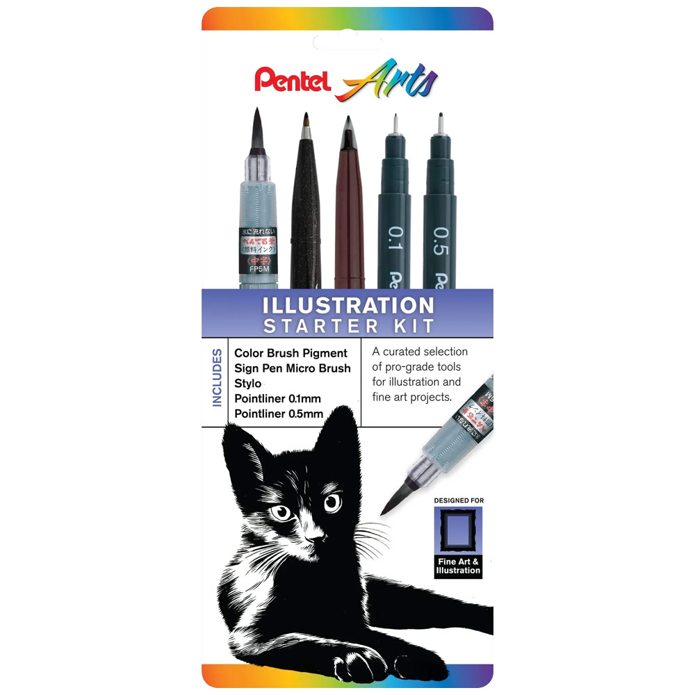 Pentel Arts Illustration Starter Kit