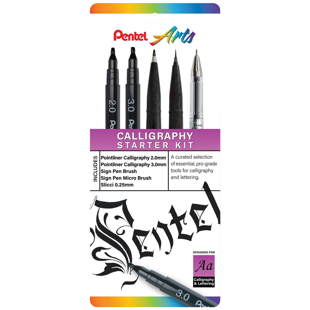 Pentel Arts Calligraphy Starter Kit
