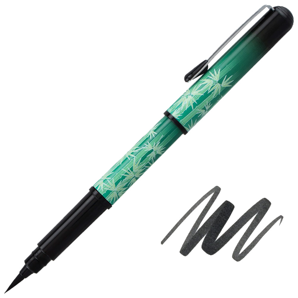 Penna A Pennello Pentel Arts Limited Edition - Inchiostro Pigmentato Permanente, Ricaricabile, Design Elegante Camelia