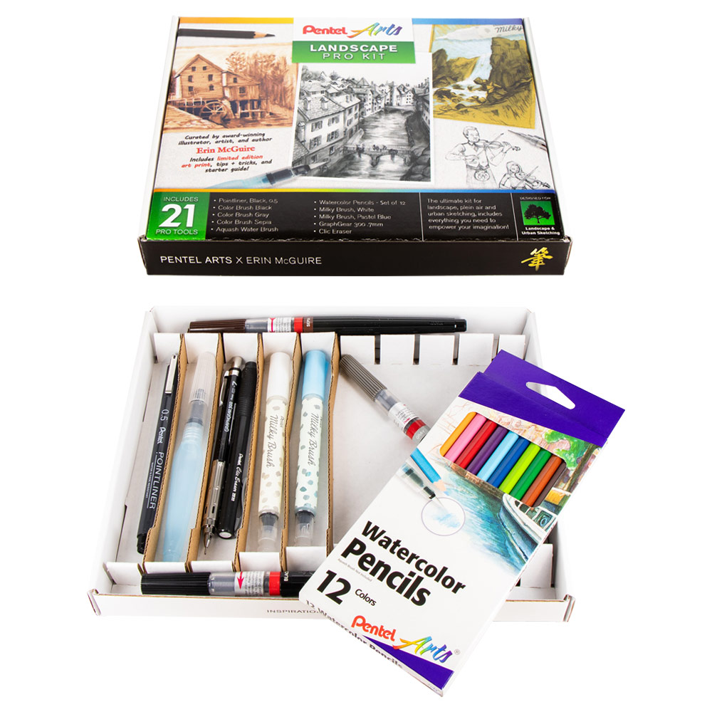 PENTEL ARTS PRO KIT LANDSCAPE