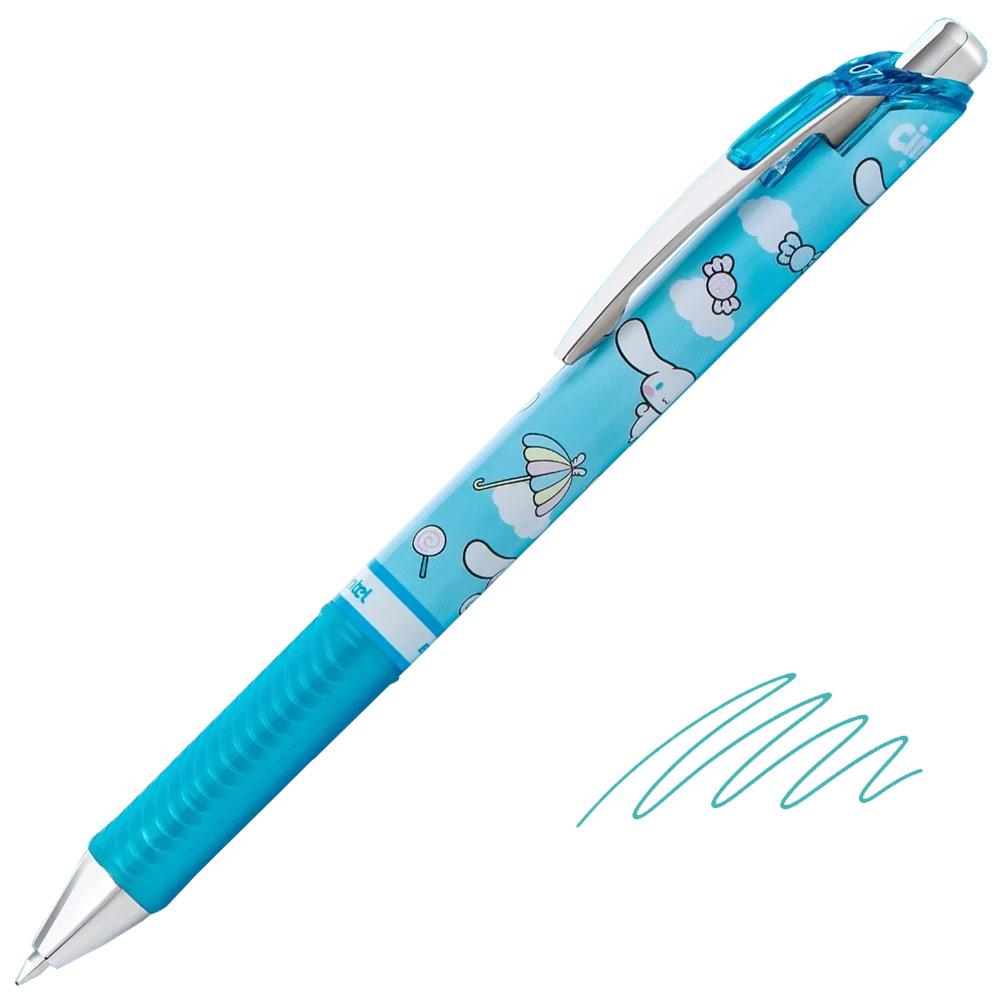 Pentel EnerGel RTX Retractable Liquid Gel Pen 0.7mm Cinnamoroll Sky Blue