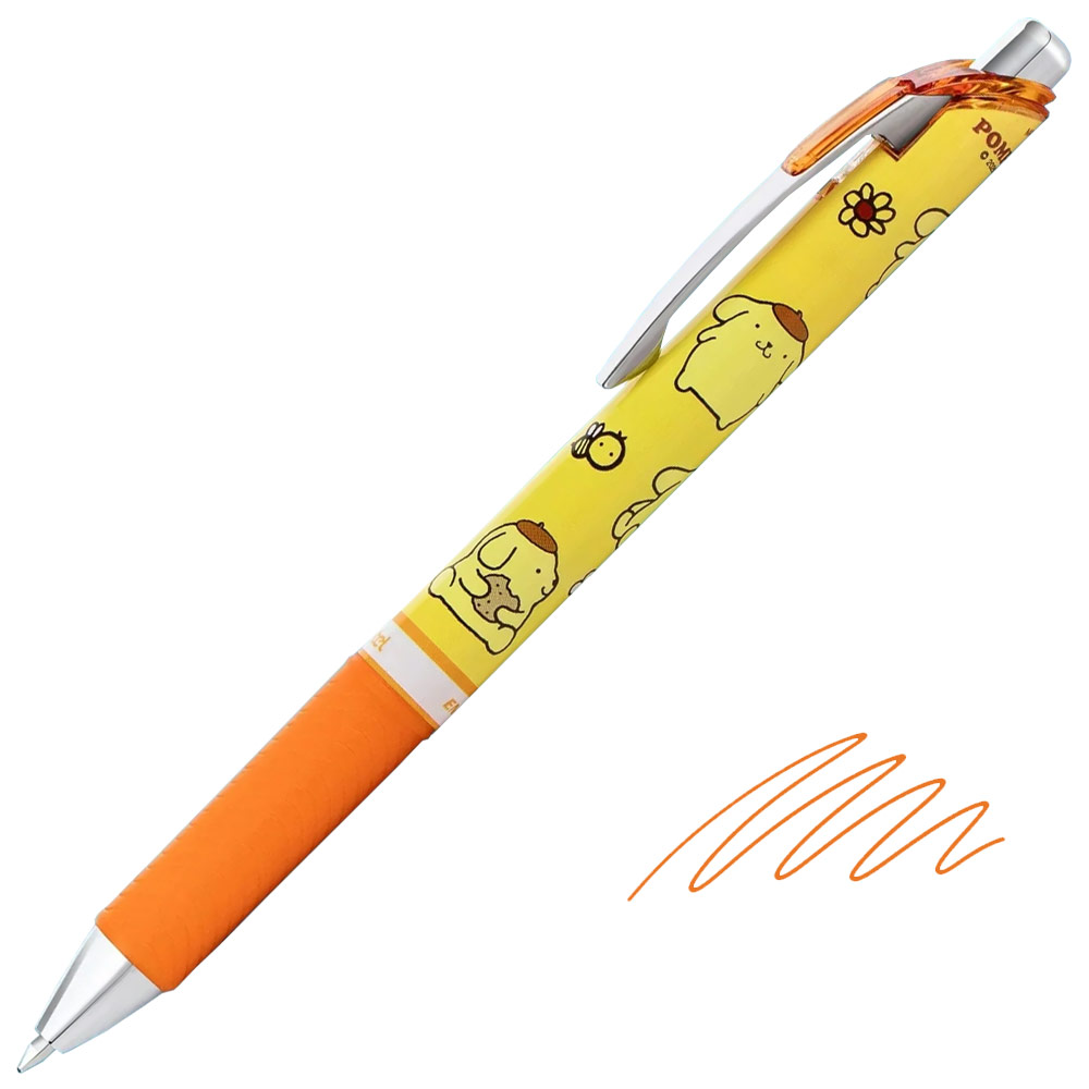 Pentel EnerGel RTX Retractable Liquid Gel Pen 0.7mm Pompompurin Orange
