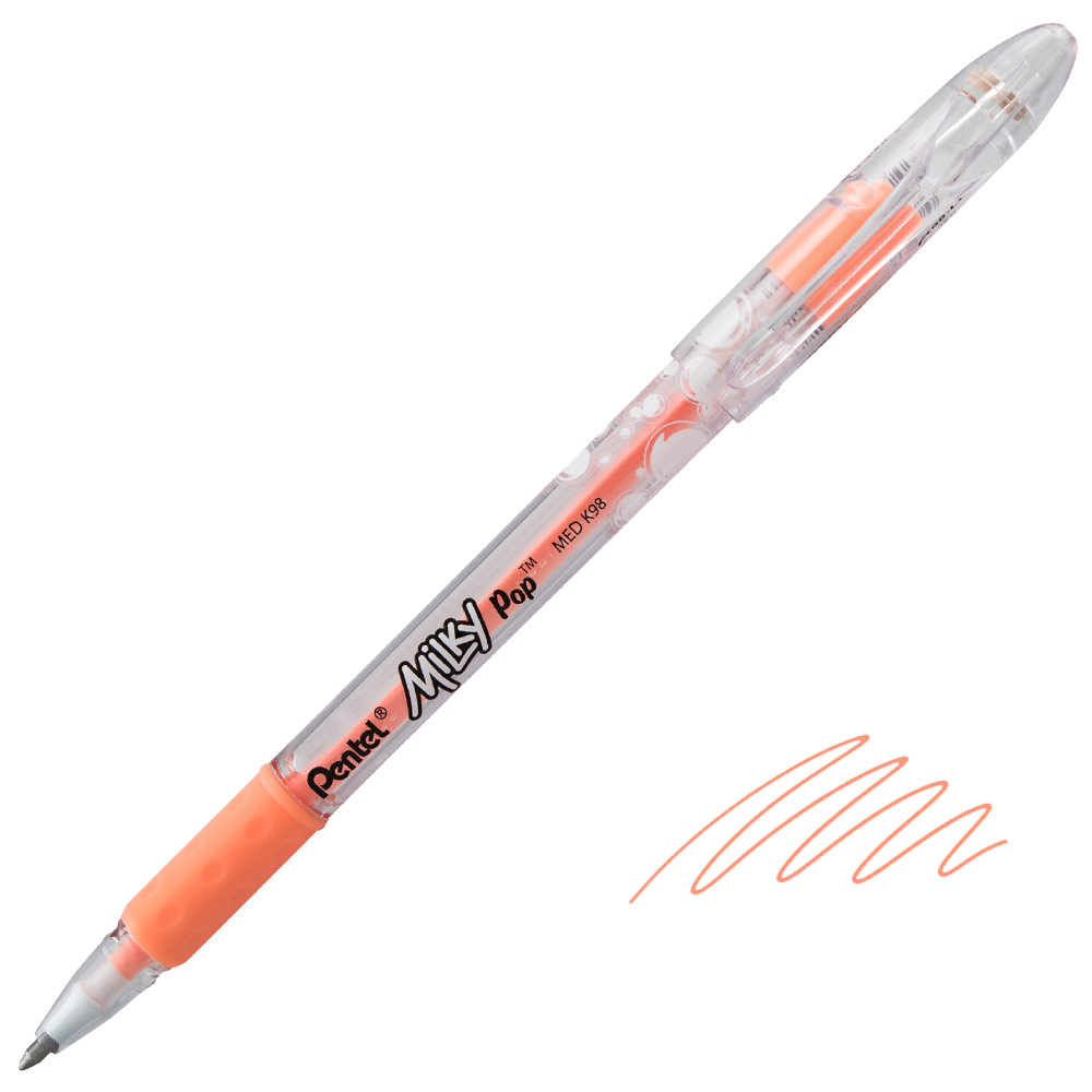 Pentel Milky Pop Pastel Gel Pen 0.8mm Orange