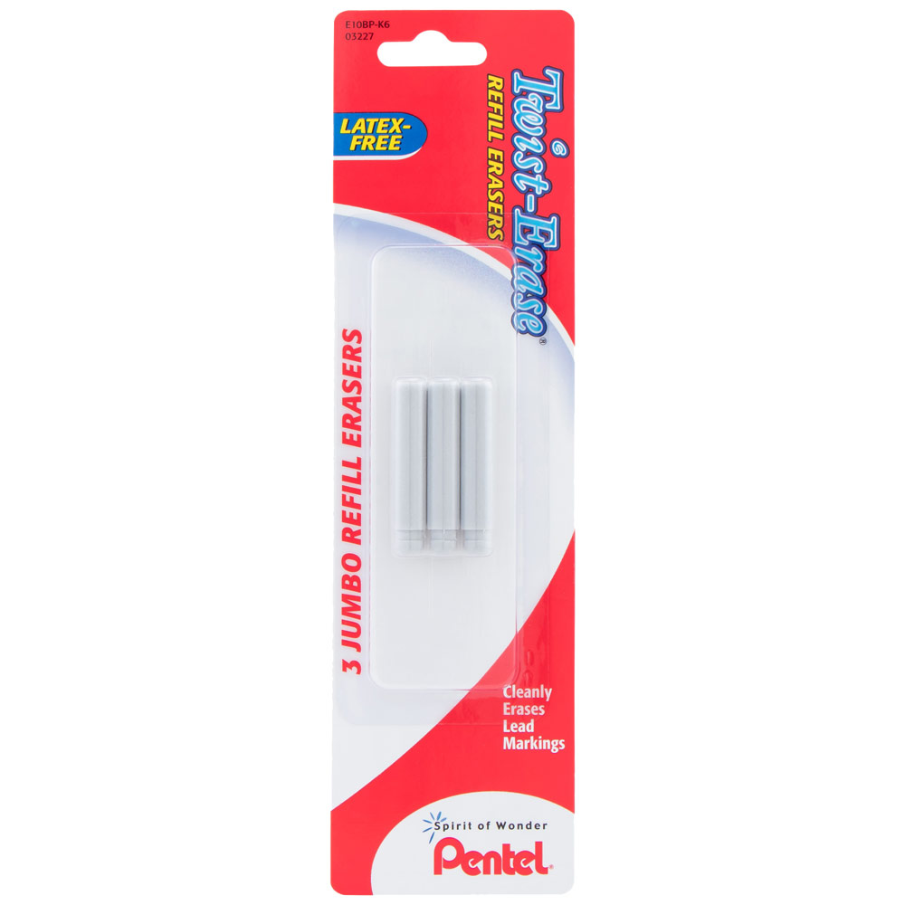 Pentel Twist-Erase Refills 3 pack