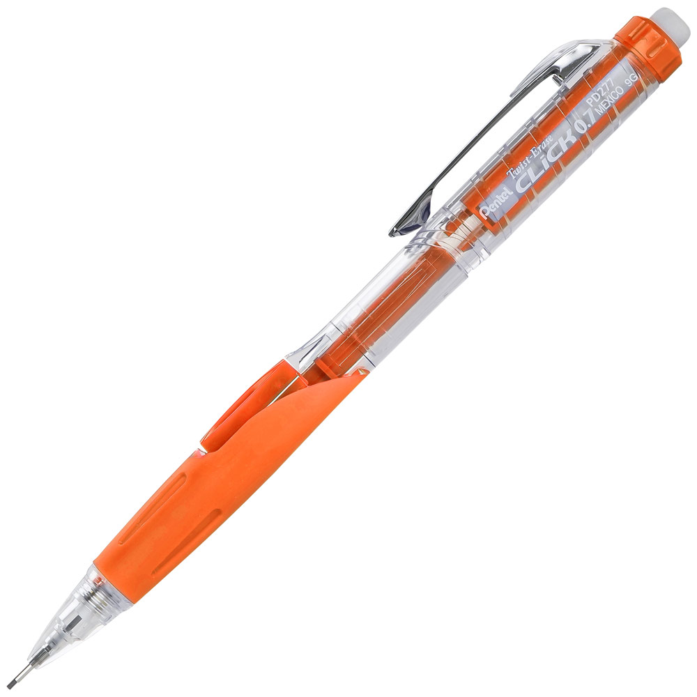 Pentel Twist-Erase CLICK Mechanical Pencil 0.7mm Orange