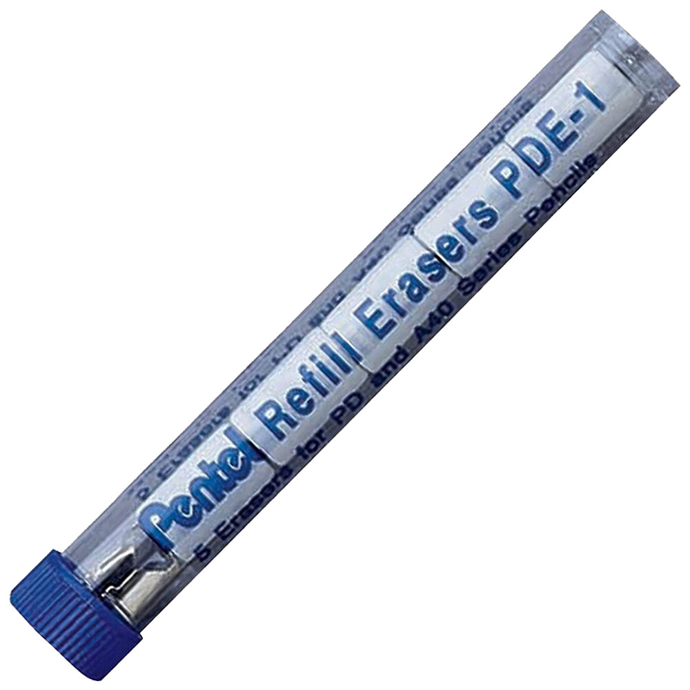 Pentel PDE-1 Larger Eraser Refill 5 Pack