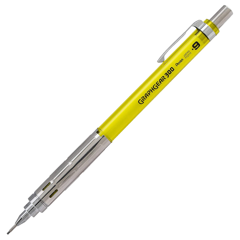 Departments - Pentel GraphGear 300 Mechanical Pencil 0.9mm Yellow