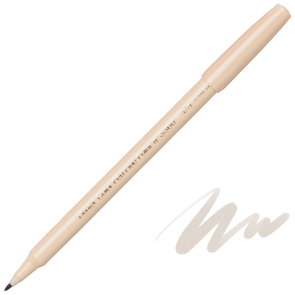 Pentel Arts Color Pen Fine Point Marker Beige 124