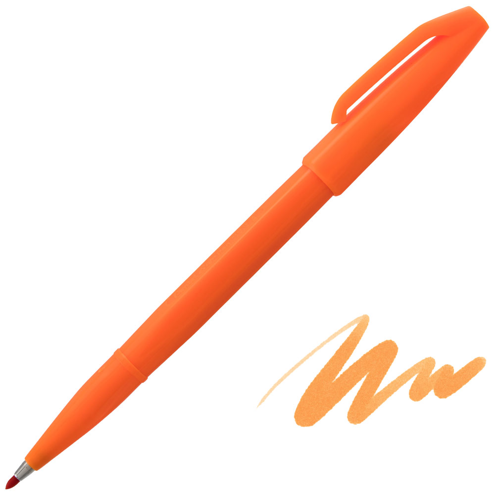 Pentel Arts Sign Pen Fine Orange