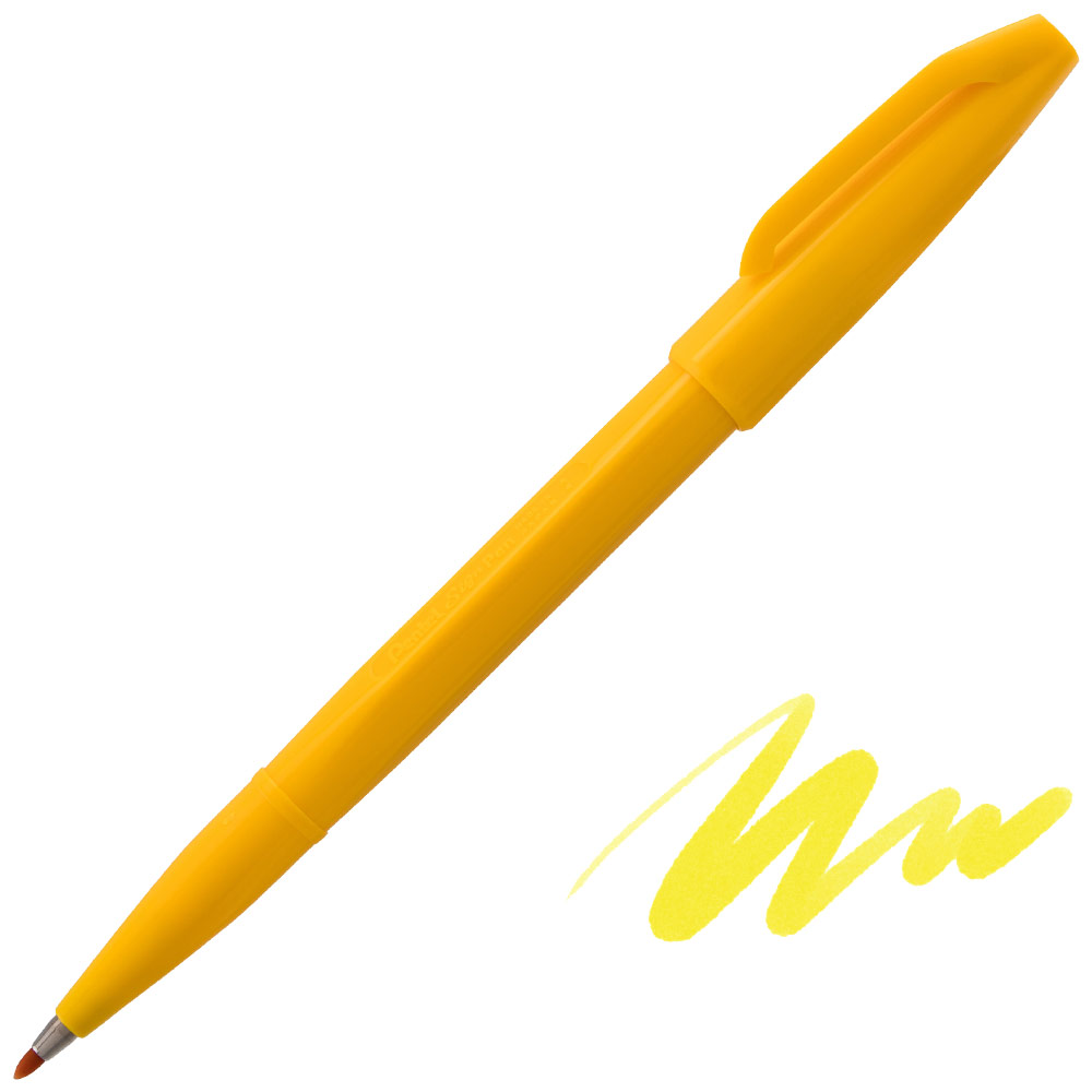 Pentel Arts Sign Pen Fine Yellow