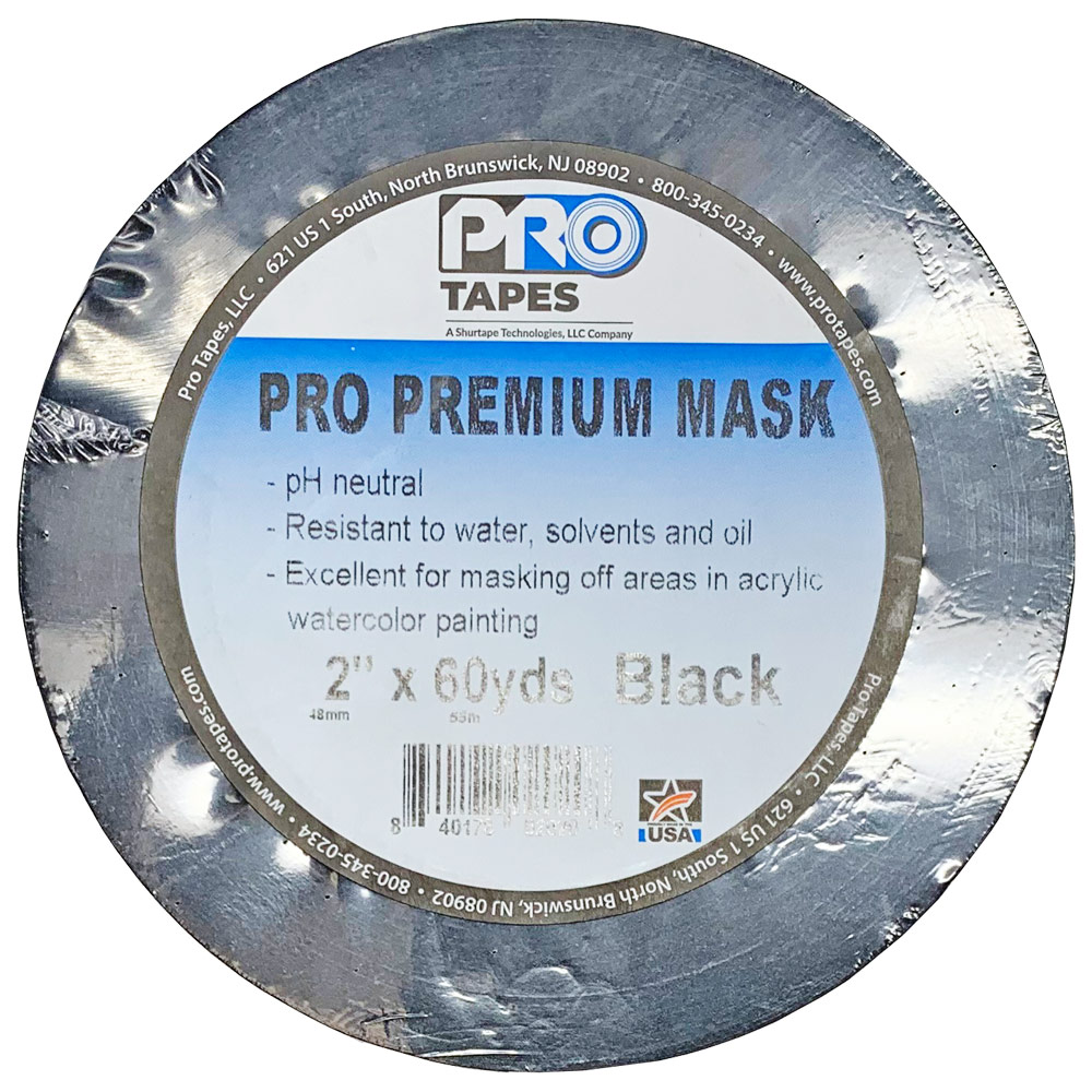 Pro Tapes Pro Premium Masking Tape 2"x60yd Black