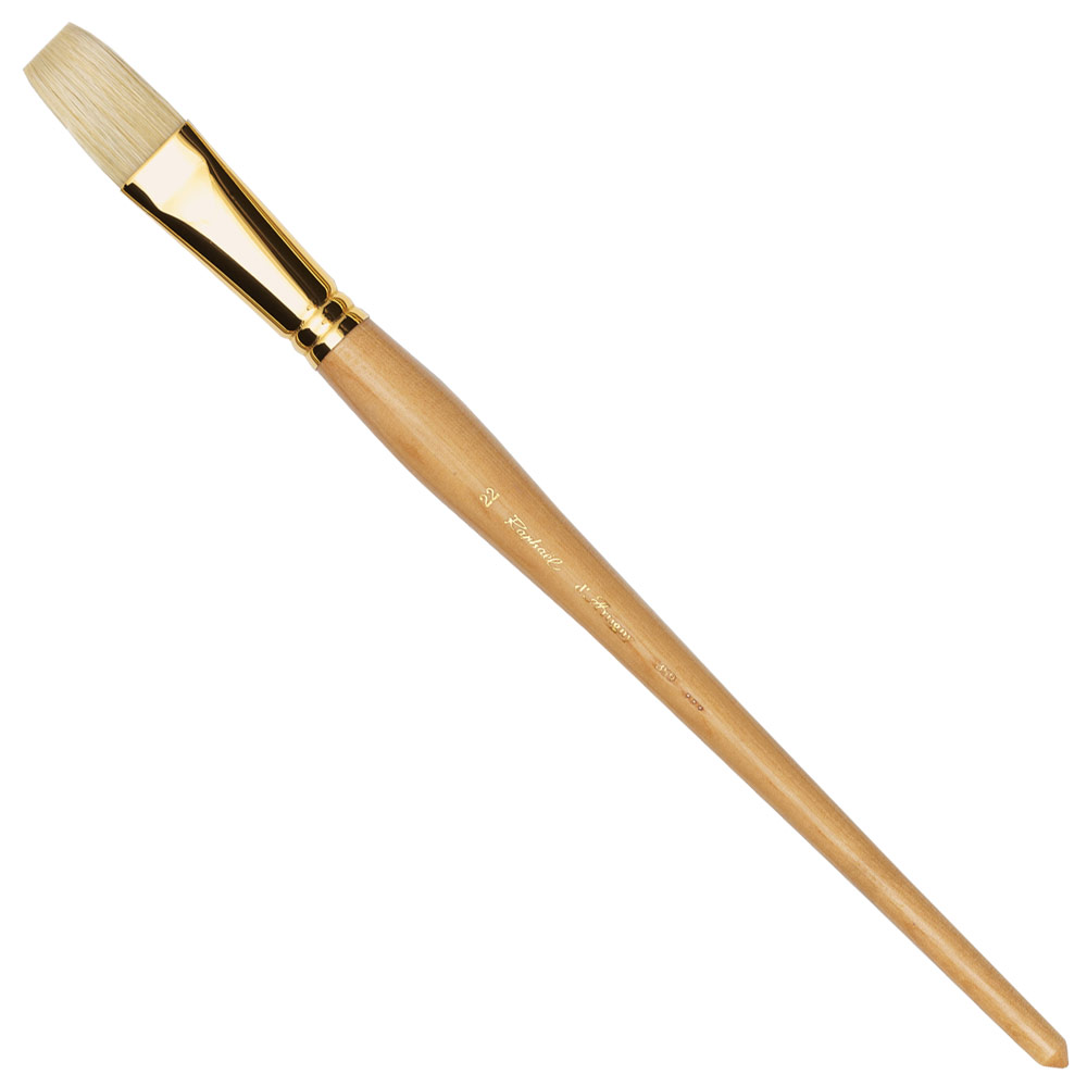 Raphael D'Artigny Interlocked White Bristle Brush Flat #22