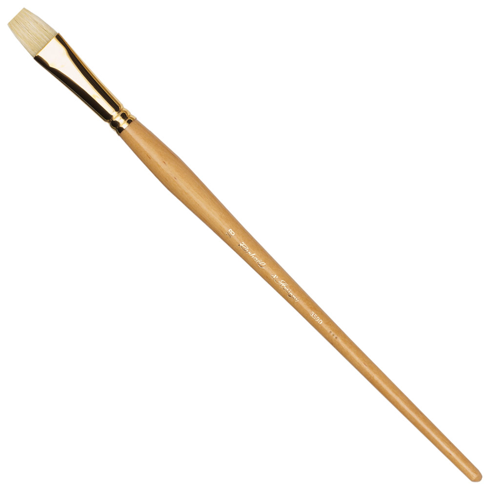 Raphael D'Artigny Interlocked White Bristle Brush Bright #18