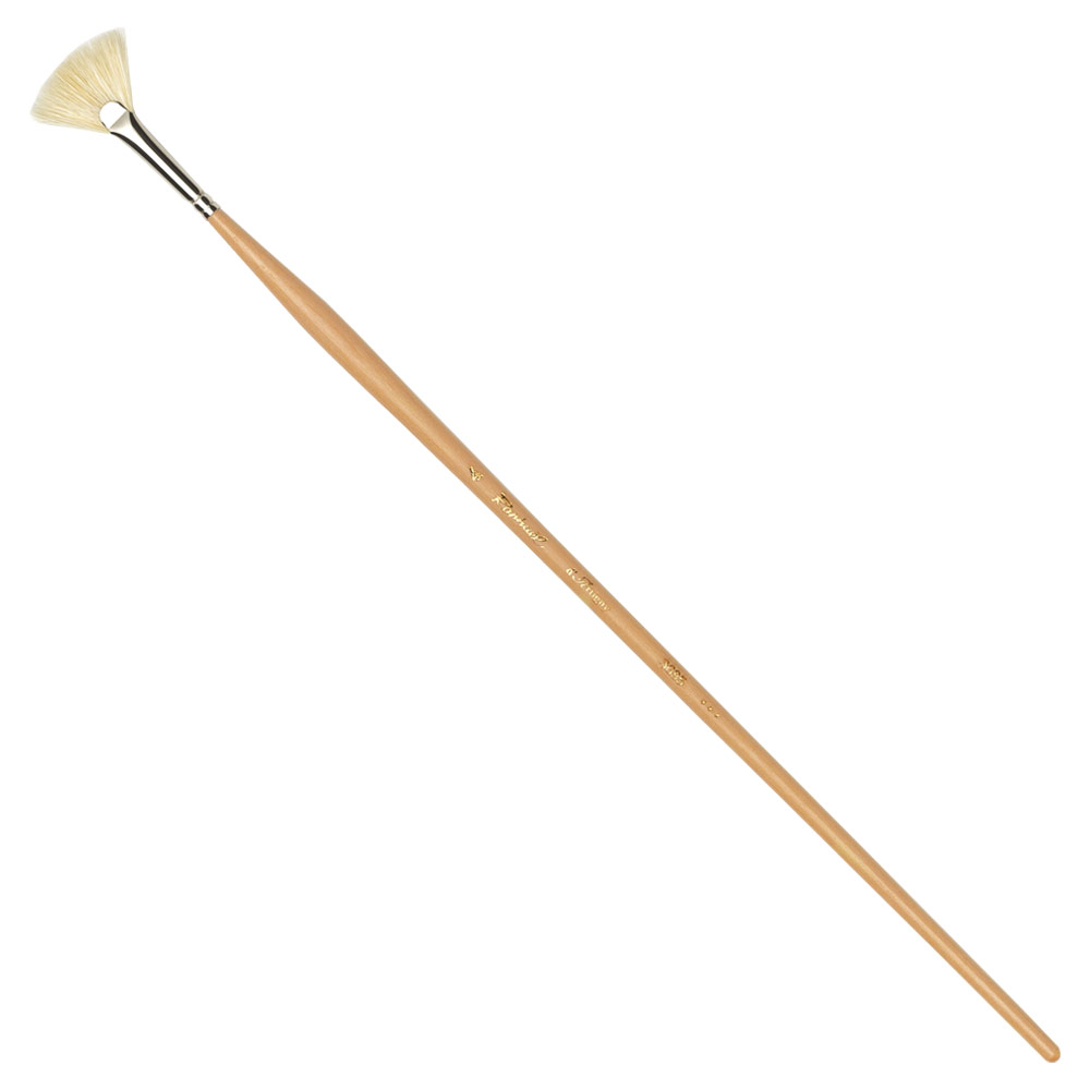 Raphael D'Artigny Interlocked White Bristle Brush Fan #4
