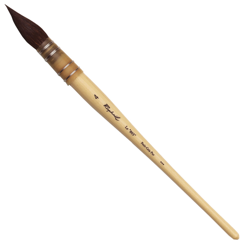 Raphael Kazan Squirrel Hair Brush Series 803 Quill Mop #4