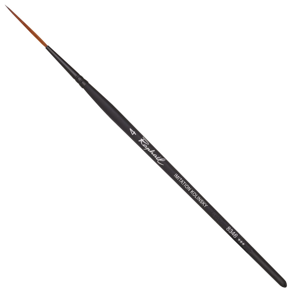 Raphael Stradivarius Synthetic Kolinsky Brush Series 8346 Rigger #4