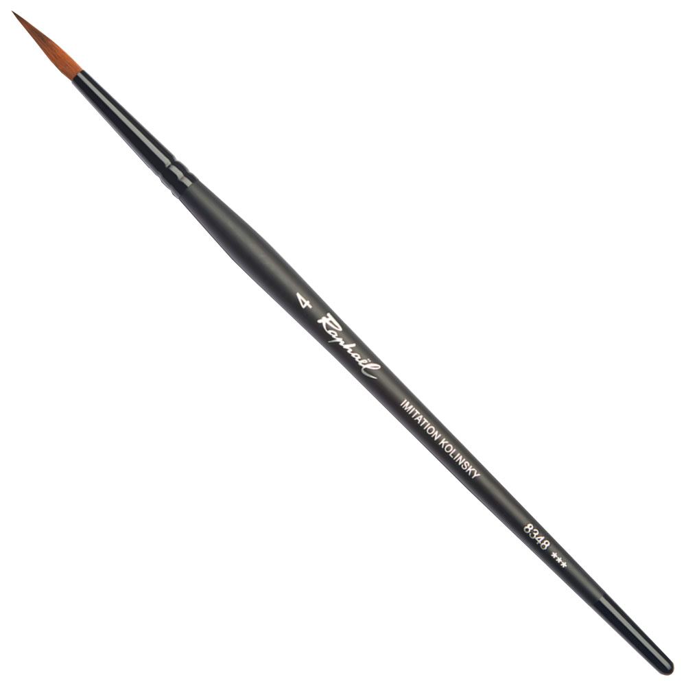 Raphael Stradivarius Synthetic Kolinsky Brush Series 8348 Sharp Round #4