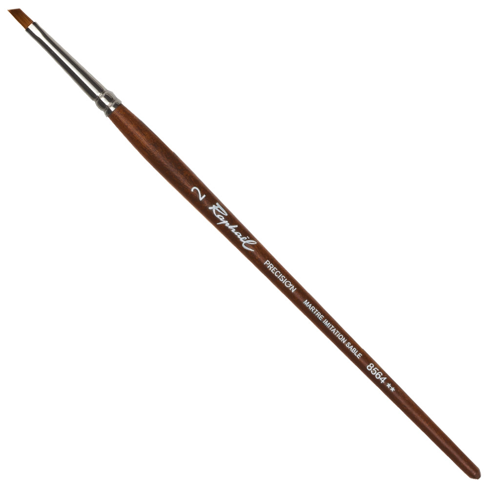 Raphael Precision Imitation Sable Short Brush Series 8564 Angle #2