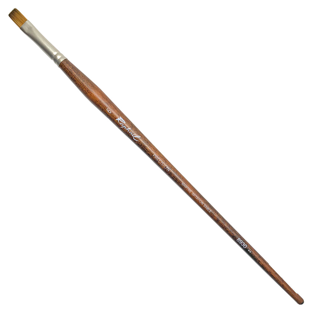 Raphael Precision Imitation Sable Long Brush Series 8930 Flat #6