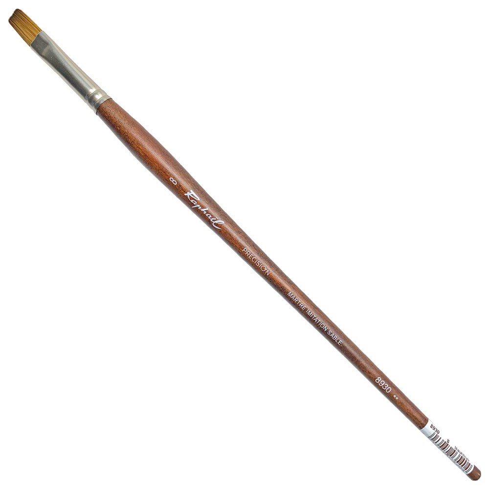 Raphael Precision Imitation Sable Long Brush Series 8930 Flat #8