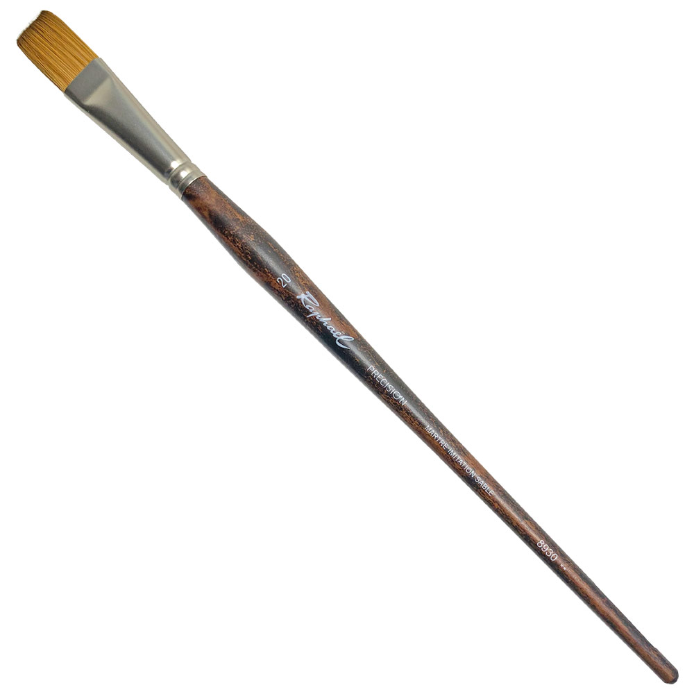 Raphael Precision Long Handled Brush - Flat #20