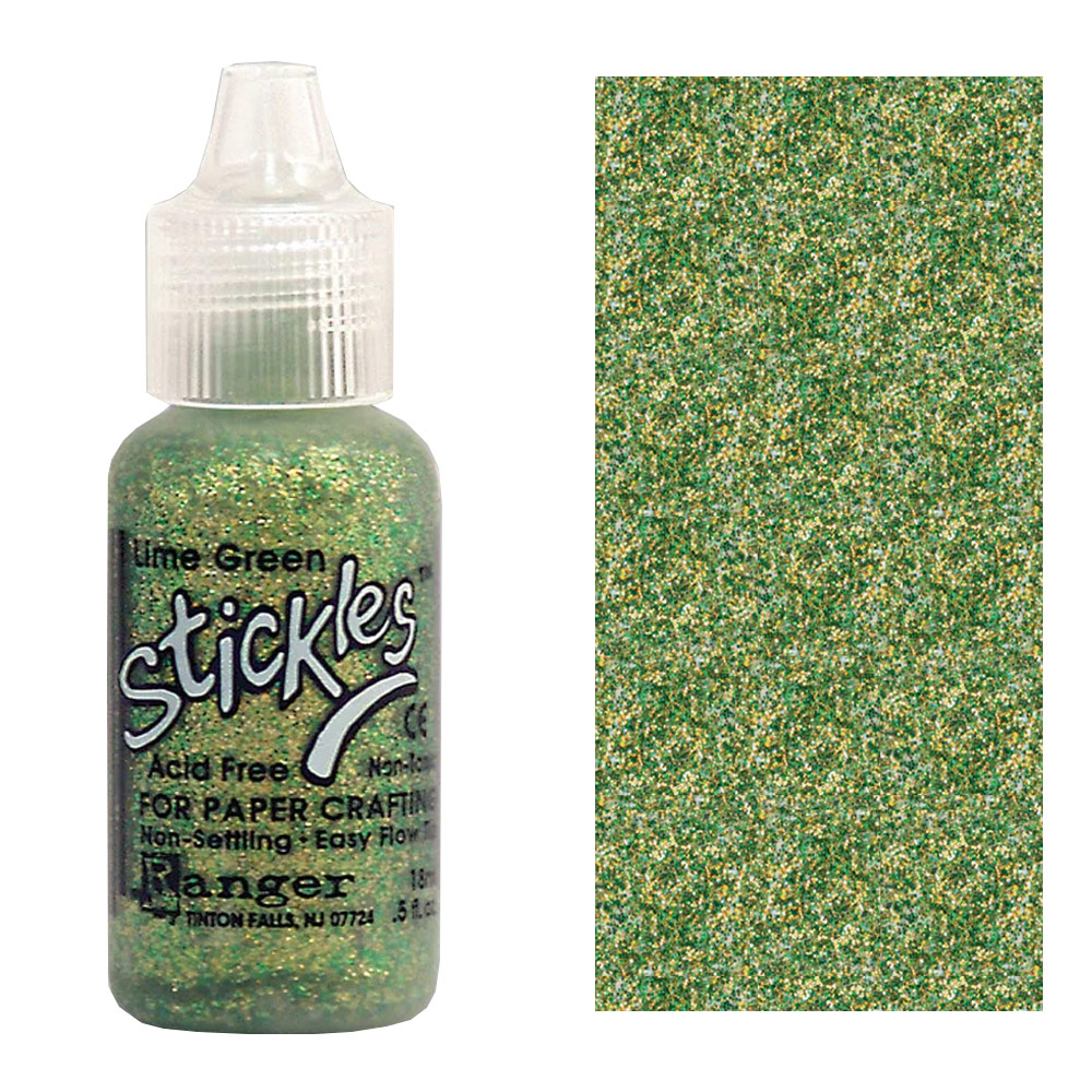 Rangers Stickles Glitter Glue 0.5oz Lime Green
